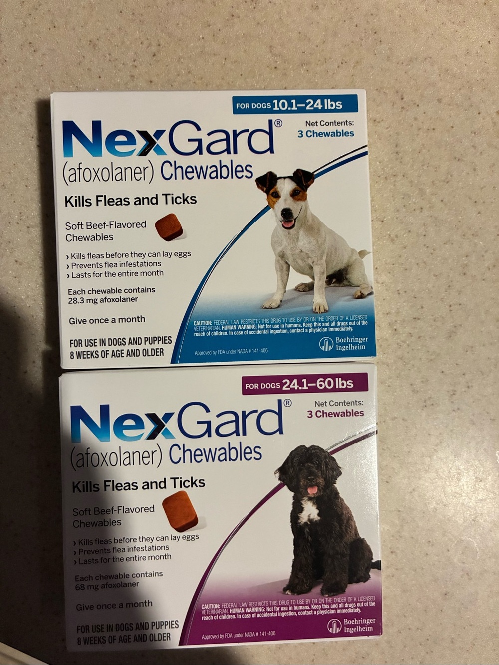 Chewables Flea & Tick Treatment for Dogs - White